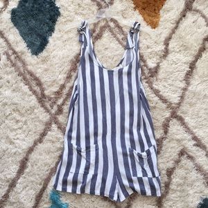 Striped jumpsuit